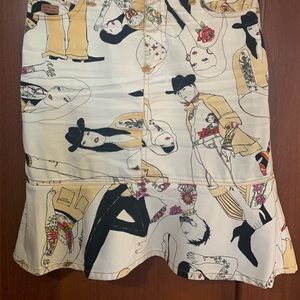 Moschino skirt - very light denim. Authentic.